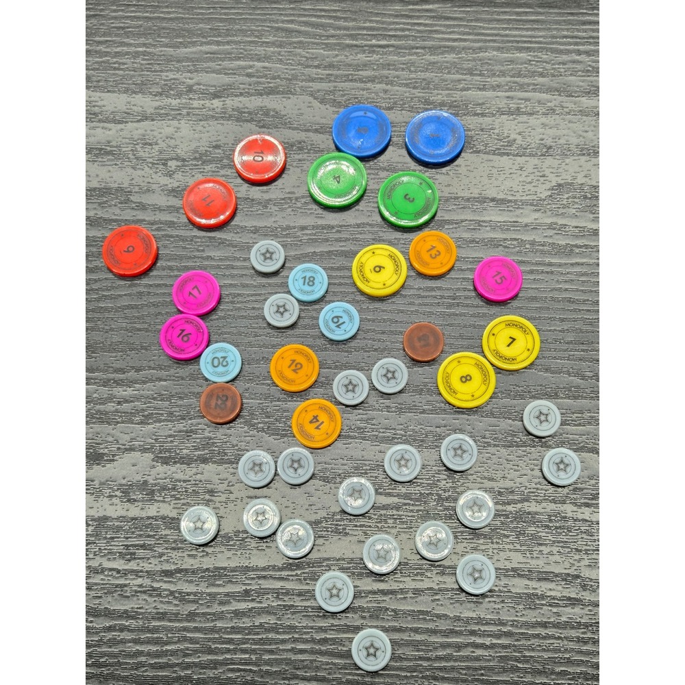 Monopoly Here‎ & Now Voting Chips Tokens Replacement Lot